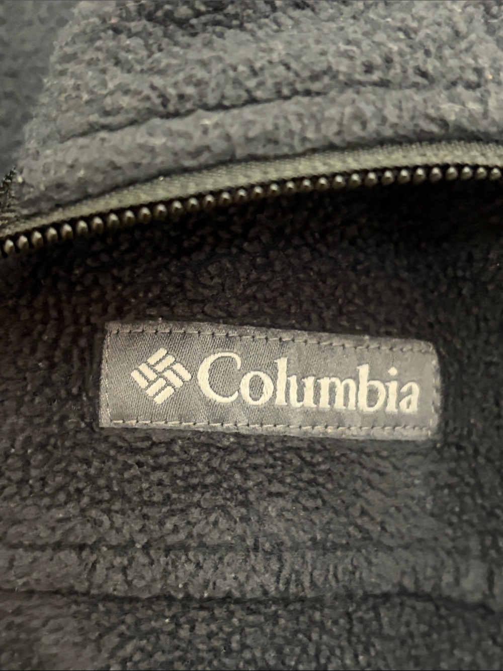 Columbia Black Full Zip Fleece Sweatshirt - Picture 2 of 7